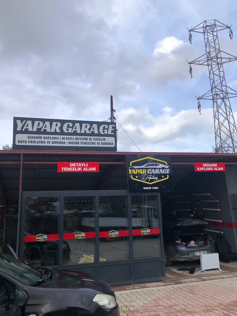 Yapar Garage uygulama merkezi dış görünüm