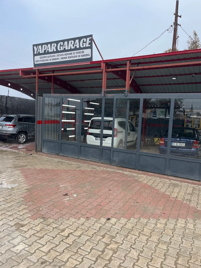 Yapar Garage detaylı temizlik alanı
